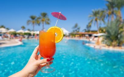 cocktail, swimming pool, resort, summer, vacation, nature, holiday, leisure